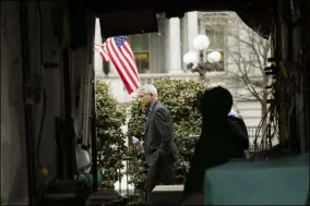  ?? MANUEL BALCE CENETA ?? Director of the National Institute of Allergy and Infectious Diseases at the National Institutes of Health Anthony Fauci walks on the North Lawn outside the West Wing at the White House, after TV interviews Thursday, March 12, 2020, in Washington.