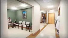  ?? COURTESY OF ADVENTIST HEALTH TEHACHAPI VALLEY ?? A rendering of the corridor of the new Imaging Pavilion.