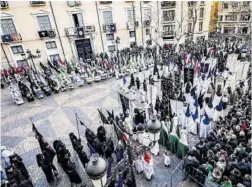  ?? Jorge Sesé ?? Pregón de Semana Santa en Zaragoza, en el año 2019.