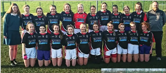  ??  ?? Dominican College Wicklow, after their ‘A’ shield victory over Loreto College Bray.