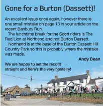  ?? ?? We are happy to set the record straight and here’s the very hostelry!