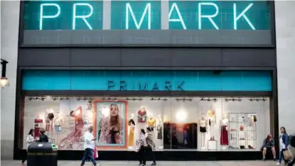  ??  ?? Continued store expansion drove a 4% increase in revenue at Primark, despite lower like-for-like sales © PA