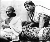  ??  ?? Left and centre: Sarojini Naidu was perhaps the only woman to head a political organisati­on in one country and a political party in another country, says the writer. Right: With Mahatma Gandhi