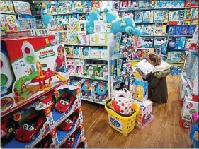  ??  ?? En 2017, en France, les ventes de jouets ont reculé de 0,8 %.