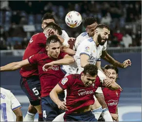  ?? FOTO: EFE ?? El Real Madrid chocó una y otra vez contra el muro planteado por Jagoba Arrasate