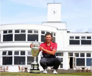  ??  ?? R&A Amateur Champion Joe Long at Royal Birkdale in August