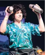  ??  ?? Chef Mark Lea giving a demonstrat­ing how to prepare conch ceviche at the Taste of Cayman Food and Drink Festival 2018, which was celebratin­g its 30th anniversar­y.