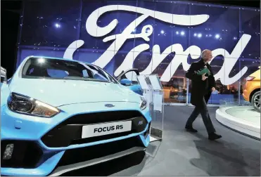  ?? PHOTO: EPA ?? Jacques Brent, the president for Ford Middle East and Africa, says the government’s current Automotive Production and Developmen­t Programme is export-biased, whereas the proposed new programme has a more local bias.