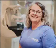  ?? Harbin Clinic ?? GNTC graduate Kim Raulerson, a breast cancer survivor, is employed with Harbin Clinic in Cartersvil­le as lead mammogram technician.