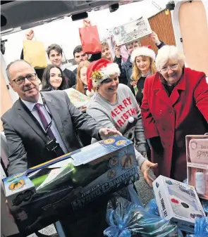  ??  ?? Carmarthen­shire Council’s Toy Box Appeal is in urgent need of more toy donations ahead of Christmas.