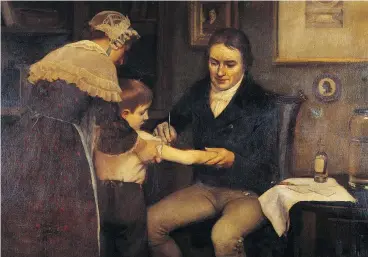  ?? WELLCOME LIBRARY, LONDON ?? A potential new treatment for smallpox has similariti­es to the original 1796 vaccine discovered by Edward Jenner.