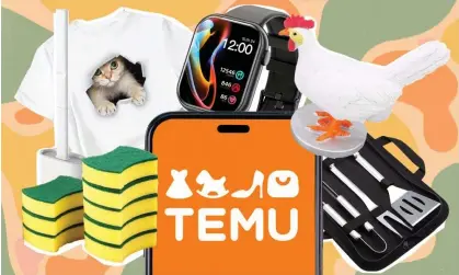  ?? Composite: Temu ?? Objects from the Temu website. The rise of China’s newest e-commerce giant has experts around the world looking on with interest.