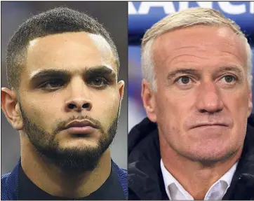  ?? (Photos AFP) ?? Après Valbuena et Benzema, Deschamps se serait bien passé d’une nouvelle affaire.