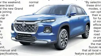 Bold, new Suzuki Grand Vitara arrives in SA