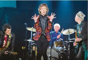  ??  ?? The Rolling Stones’ new album of radio recordings features eight songs that were never recorded or released commercial­ly. — AP