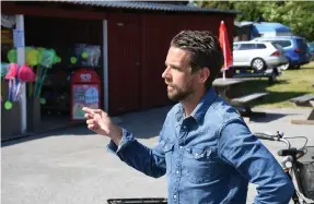  ??  ?? Saltviks camping startades av Joakim Ulvhammars pappas morbröder under 40-talet.