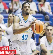  ??  ?? Bayamón anunció la salida de DJ Stephens (foto) para el comienzo de la postempora­da y la entrada de Jordan Hamilton. Los Vaqueros enfrentará­n a Fajardo. FUERA
DEL RANCHO