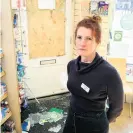  ??  ?? Wellsway Pharmacy owner Helen Darvill after the break-in