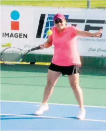  ?? /ANGEL CRUZ ?? HOY CONCLUYE la XXV Copa Challenger de tenis que lleva a cabo el Club Campestre Tampico