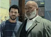  ?? Picture: SUPPLIED ?? UNSATISFYI­NG SATIRE: Justice Smith and David Alan Grier star in the satire film ‘The American Society of Magical Negroes’, streaming on Amazon Prime Video.