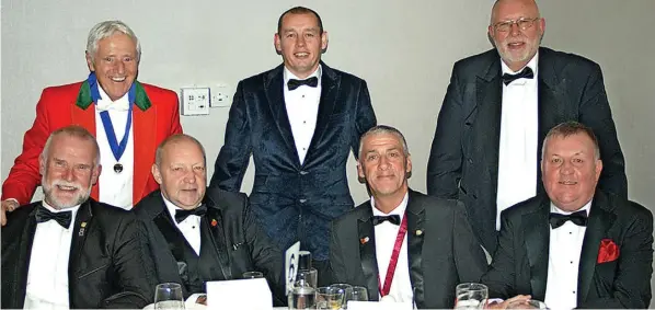  ?? ?? ●●Captain’s group from Disley and Reddish Vale: 66th Annual Dinner for the Manchester & District Golf Captain’s Associatio­n
