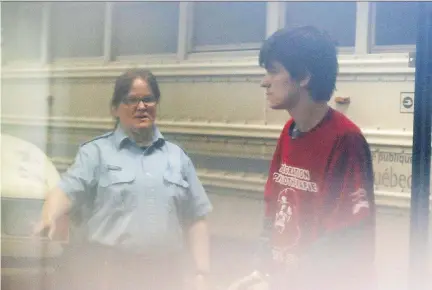  ?? MATHIEU BELANGER/THE CANADIAN PRESS ?? Alexandre Bissonnett­e, accused of six killings in a Quebec City mosque, will not face terrorism charges.