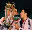  ?? AP ?? Hierro e Raul nel 2002