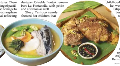  ??  ?? Sinigang na Bangus Belly sa Bayabas Double Cooked Cripsy Pata