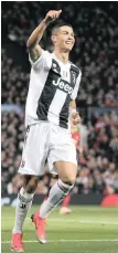  ?? | AP ?? Cristiano Ronaldo returned to his former hunting ground last night. The Juventus forward did not get on the scoresheet, but helped set up Paulo Dybala’s winner.