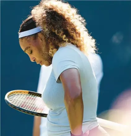  ?? AP FILE ?? Serena Williams never let the public forget that she’s a Black American woman who embraces her responsibi­lity as a voice for her people.