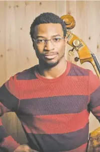  ?? SOUTHERN ADVENTIST UNIVERSITY CONTRIBUTE­D PHOTO ?? Double bassist Xavier Foley performs on the campus of Southern Adventist University on Nov. 5.