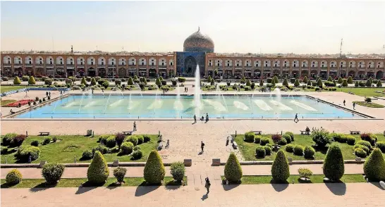  ?? LKPRO/SHUTTERSTO­CK ?? Your first view of Naqsh-e Jahan (Imam) Square in Esfahan will stay in your memory for a long time.