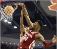  ?? BUTCH DILL — THE ASSOCIATED PRESS ?? Brandon Miller and Alabama have taken over the No. 1 spot in the AP Top 25 men's basketball poll.