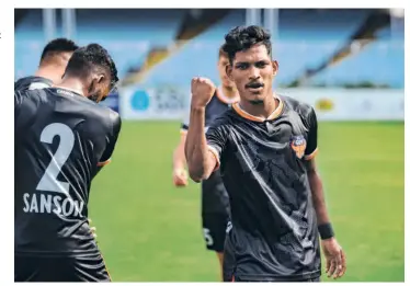  ?? FC GOA ?? Rewarded:
Devendra Murgaonkar caught FC Goa’s eyes while playing for Salgaocar FC and scored nine goals for the side in the Goa Pro League.