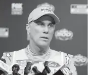  ?? JOHN RAOUX AP ?? Kevin Harvick has had a slow start to the season, but he did finish second at Richmond and says he’s on the rise.