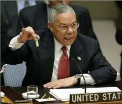  ?? FOTO: RITZAU SCANPIX ?? Colin Powell var udenrigsmi­nister under George W. Bush fra 2001-2005.