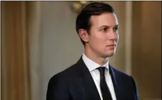  ?? PHOTO/PABLO ?? In this Aug. 11, file photo, White House senior adviser Jared Kushner listens as President Donald Trump answers questions at a news conference, in Bedminster, N.J. A federal judge ruled on Friday that the family company once run by Jared Kushner isn’t allow keep the identity of its business partners in several Maryland properties secret. AP MARTINEZ MONSIVAIS