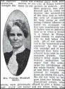  ??  ?? Mrs. Frances Woodruff Martin, as pictured with her essay in the Gazette Centennial Edition published Nov. 20, 1919.