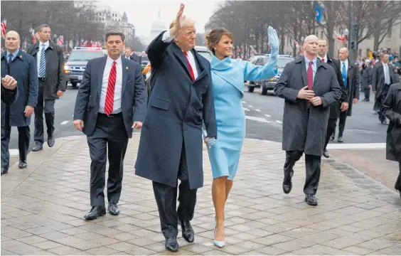  ?? Picture / AP ?? The Warehouse’s chief digital officer Timothy Kasbe bought tickets to the inaugurati­on of Donald Trump (above).