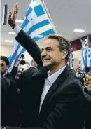  ?? Thanassis etavrakis l Lapresse ?? Mitsotakis se formó en EE.UU.