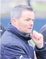  ??  ?? Punished Cambuslang Rangers boss Paul McColl