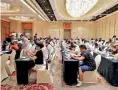  ??  ?? Packed house at Sri Lanka Tourism Roadshow