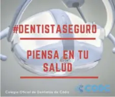  ??  ?? Logo de la campaña #DentistaSe­guro.