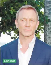  ??  ?? DANIEL CRAIG