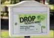  ?? DIGITAL FIRST MEDIA FILE PHOTO ?? A ticket drop-off box is displayed for a regional parks contest where residents are encouraged to visit and drop off tickets to help win money for their favorite park.