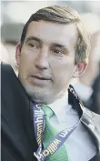  ??  ?? Alan Stubbs.