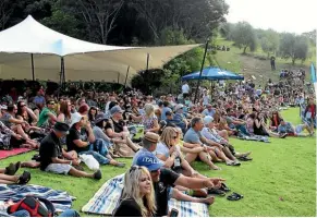  ??  ?? For a groovy afternoon take a blanket and stretch out at the Good Friday Groove at Rangihoua Estate.