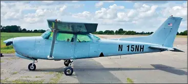  ??  ?? Way in: The Cessna light aircraft used by Barteska to fly three Albanians into Britain