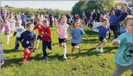  ??  ?? n ON THEIR MARKS: Children can run in races at Hillingdon Court Park on December 5