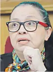  ?? ?? Yolanda Paredes, senadora.